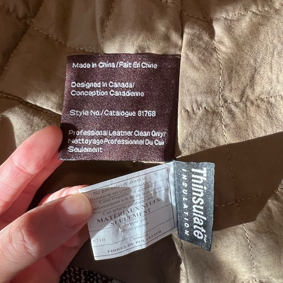 Danier genuine leather jacket for men - Picture 4 of 9